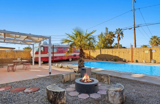 Desert Home w/ Pool, Hot Tub, Firepit & Game Room | The Quiet Burn by AvantStay