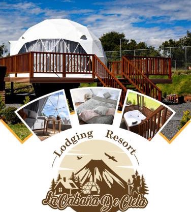 Domo glamping con jacuzzi y croquet