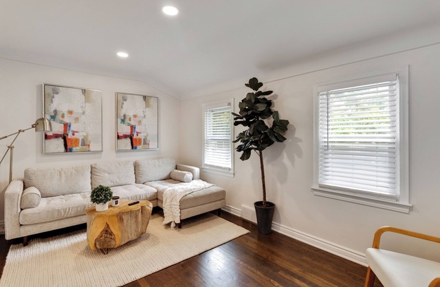 Enjoy a stylish experience at this unique, modern flat