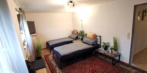 Erdgeschoss Wohnung, 1 Doppelzimmer, sowie eigene Küche, Badezimmer und WC, inkl Gratis Frühstück und Parkplätze, Free WiFi