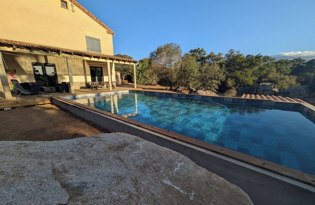 Exceptional villa in South Corsica: sea view, swimming pool & authentic charm