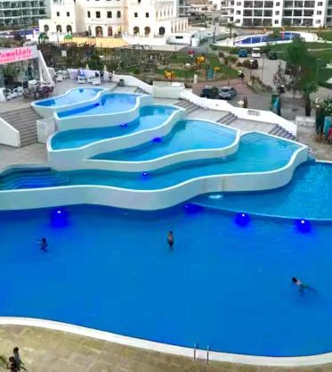 Family friendly modern flat in Caesar Resort &SPA, Long Beach İSKELE, KKTC