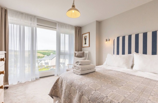 Fantastic, new build, self catering, family holiday home with sea, town & countryside views.