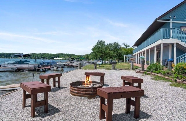 Fire pit, beach access, yard games, and more