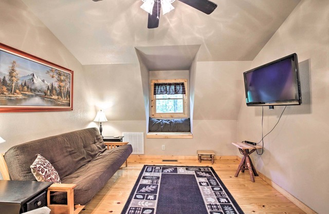 Fire Pit & Forest Views: Secluded Murphy Cabin!