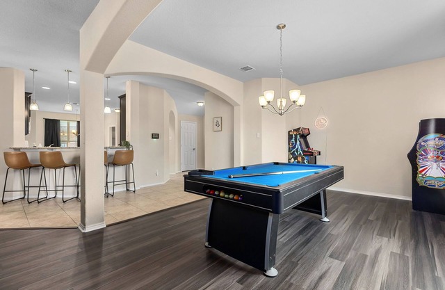 Fire table|Pool Table|Movie Theatre|Arcade|14PPL