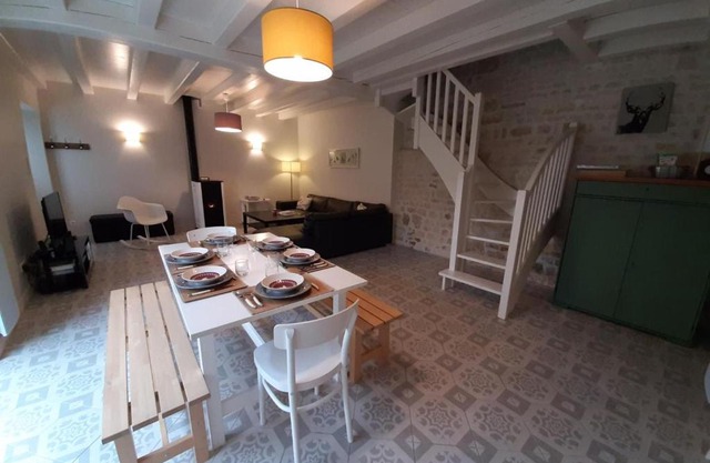 Gîte paisible avec Home cinéma et terrasse, animaux acceptés - FR-1-653-127
