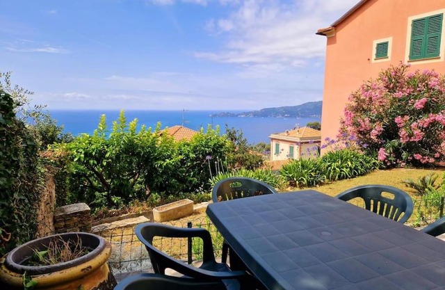 Giardino panoramico sul mare, un angolo di liguria