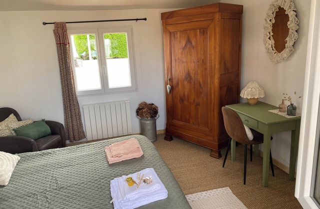 Gite Dans une Villa ,quartier Calme à 500 m de la Plage Boisvinet