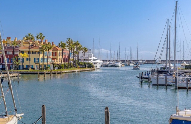 Harbor/Canal view 2-bedroom apartment in Puerto Sotogrande, Spain