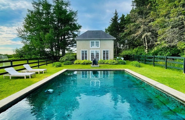 Hawk Field Pool House - inground pool - breath taking country views