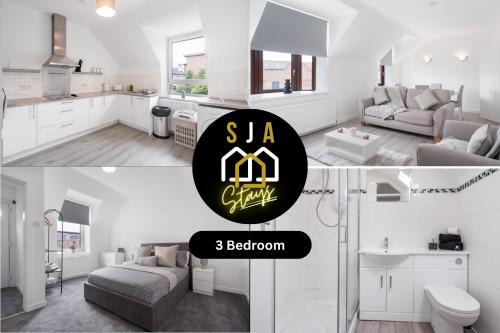 Hay Residence - SJA Stays – Modern 3 Bed Apartment