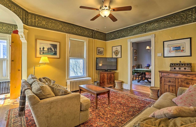 Historic House w/Record Player, Walk to Downtown!
