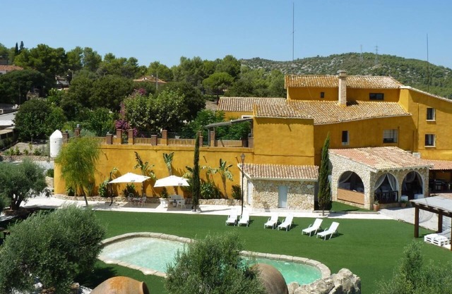 Holiday home Masia Can Trabal for up to 24 guests with private pool close to Sitges