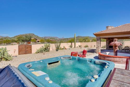 Hot Tub, Yard and Views Spacious Cave Creek Home