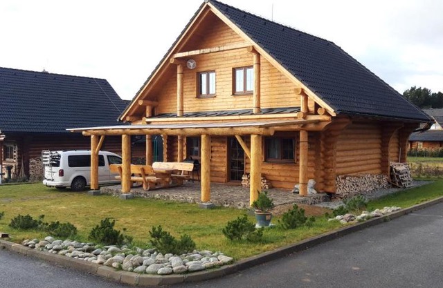 Jafura-dovolenkový zrubový dom na brehu Liptovskej Mary