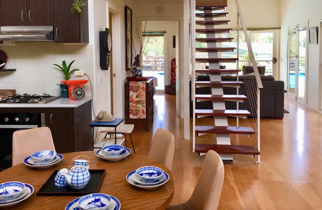 Japanese style cottage with Pool and Wood fire at Mornington Peninsula