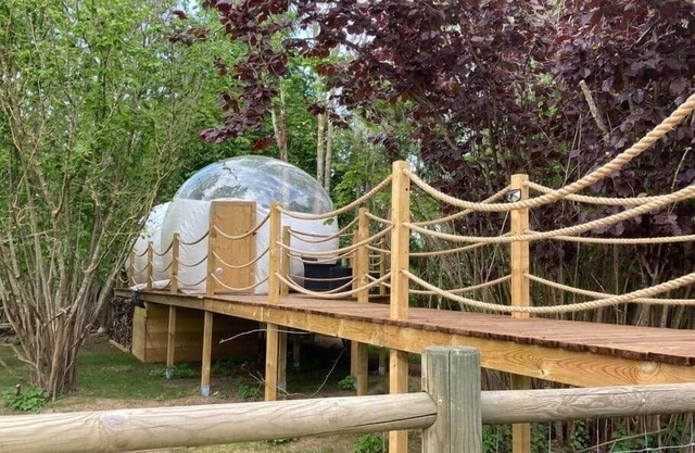 La bulle LOVE (chauffée) Au Domaine Du Pré Dieu