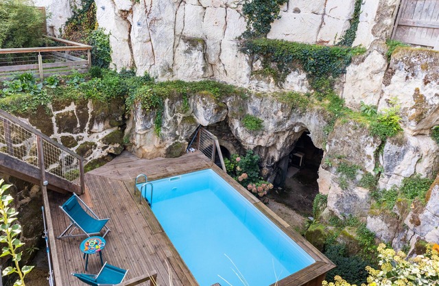 Large Unusual Holiday Home with Pool on the Banks of the Loire in Anjou
