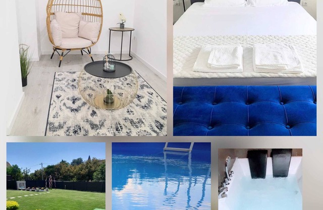 Linda Casa com Piscina, Hidromassagem e Minigolf Para Relaxar