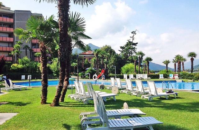 Lovely apartment for 5 people with pool, WIFI, A/C, TV, balcony and panoramic view
