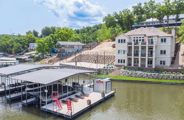 Luxury Lakefront Dream Home w/Boat Dock and Volleyball Court!