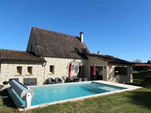Maison au calme avec Piscine proche Sarlat