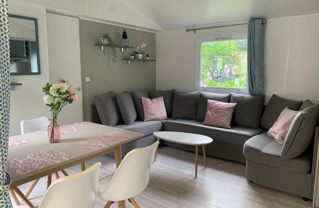 Mobil home près de l étang