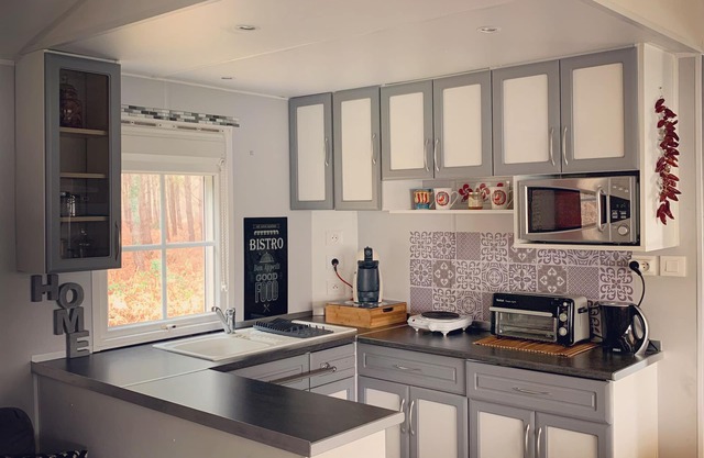 Mobile home 4/6 pers air-conditioned close to the Lake