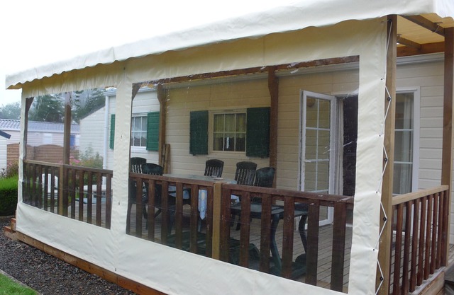 mobile home in residential leisure park located 150 meters from the sea,