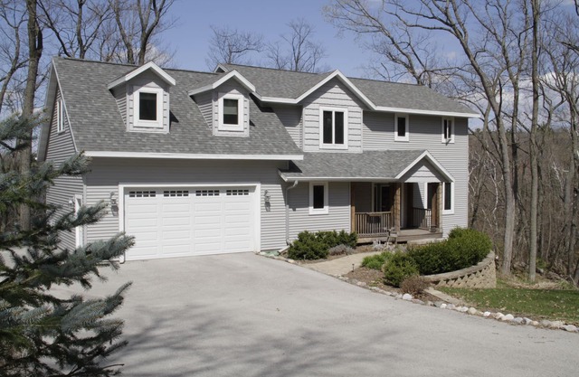 Modern 3-bedroom home in quiet wooded area very close to Elkhart Lake, Wisconsin