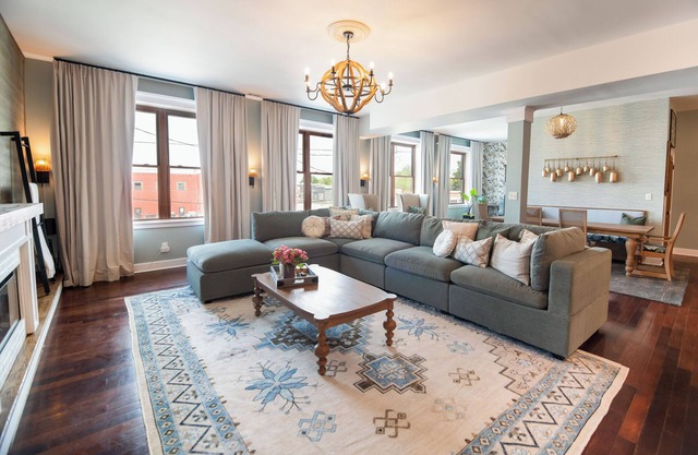 Modern Farmhouse Retreat, 3BR/3.5BA, Balcony + Activity Haven + Workspaces