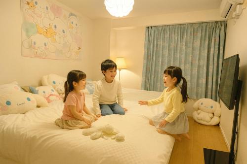 New! 편의점20초#신주쿠5분#시부야10분#가부키초#Max10명#침실3개#넓은아파트#cozy#고급매트리스