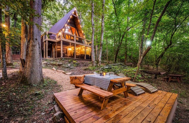 NEW! Creekside Ranch A-Frame