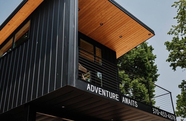 Newly constructed river front loft located only feet away from the banks of the White River