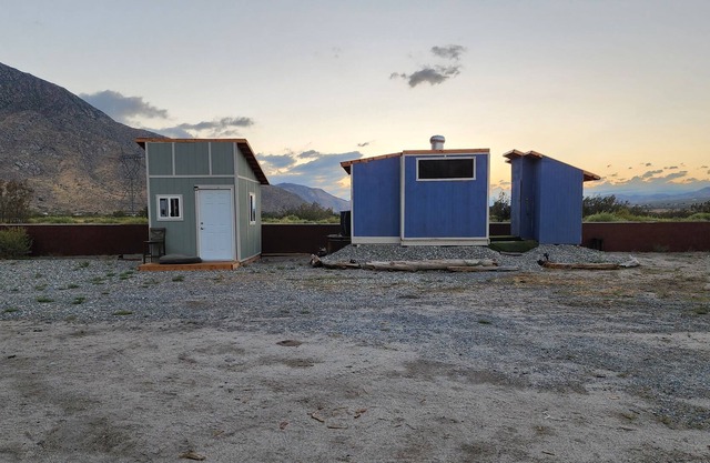 Our Off-Grid Tiny Cabin awaits you and your desert adventure. Sleeps up to 3.