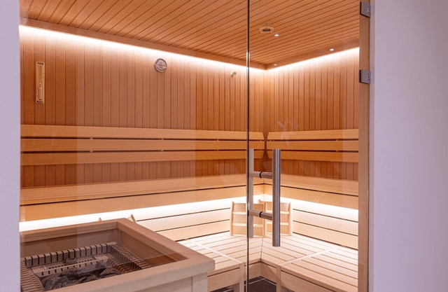 Pleasant apartment with shared sauna