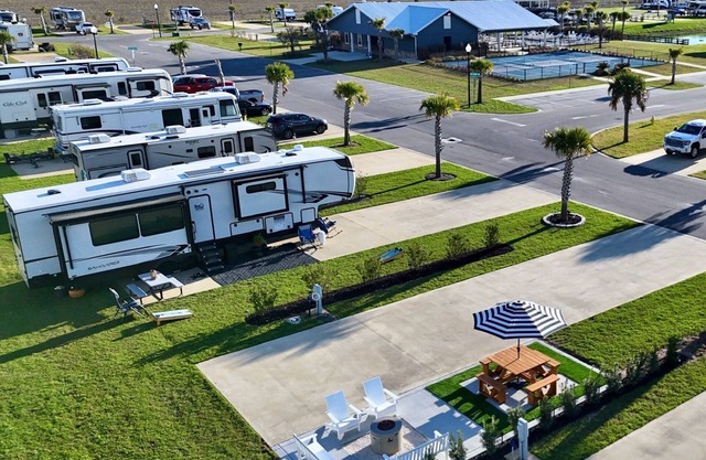 Premium RV Site ⛱️ Resort Amenities 👙Heated Pool🎢 Near OWA & Beaches 🐚🏝️🌊!