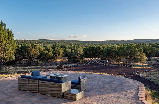 Private home on 40 acres surrounded by wide open space.