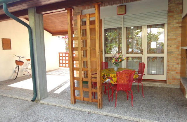 Seaside villa surrounded by a garden
