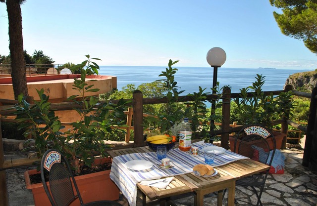 Semidetached House With Terrace Overlooking the sea