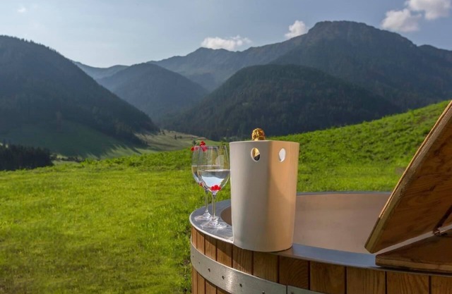 South Tyrolean chalet lodge surrounded by nature