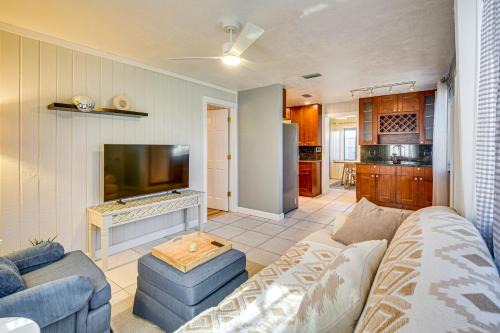 Steps to Sand! Ormond Beach Escape with Patio and BBQ