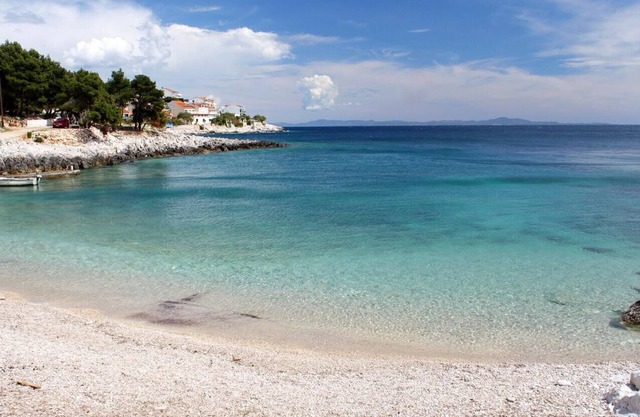 Studio flat with terrace and sea view Milna, Hvar (AS-3074-c)