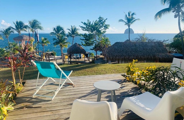 Studio "Ti Joyau", vue mer, piscine, classé Tourisme 4 étoiles