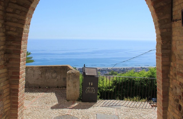 The Belvedere-ancient watchtower from Saracen raids.