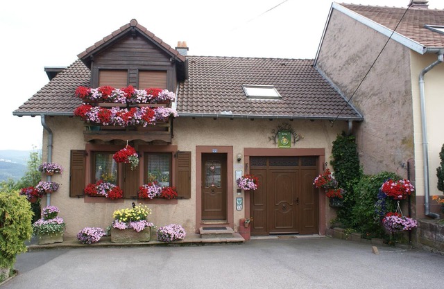 The gîte Fleuri with a magnificent view