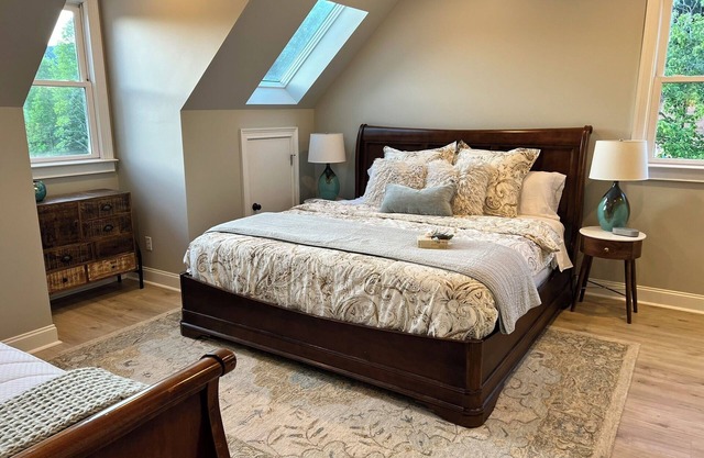 The Stillwater Suite, named after the serene stillness of its surroundings and the moments where the lake is as still as glass.