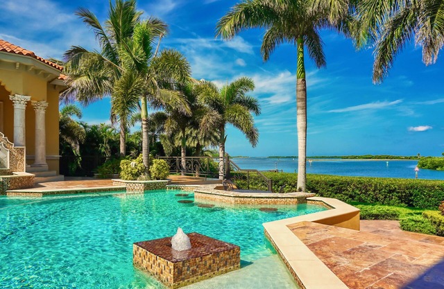 Tierra Verde - St. Petersburg Waterfront Mansion Estate - Pool - Boat Dock