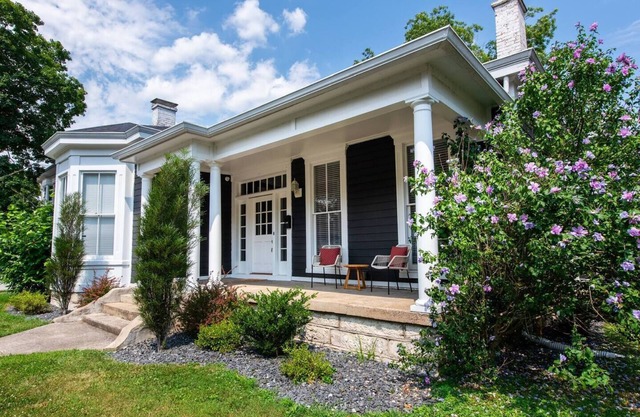 Two Miles to Buffalo Trace > Speakeasy > Hot Tub > Gas Fire Pit